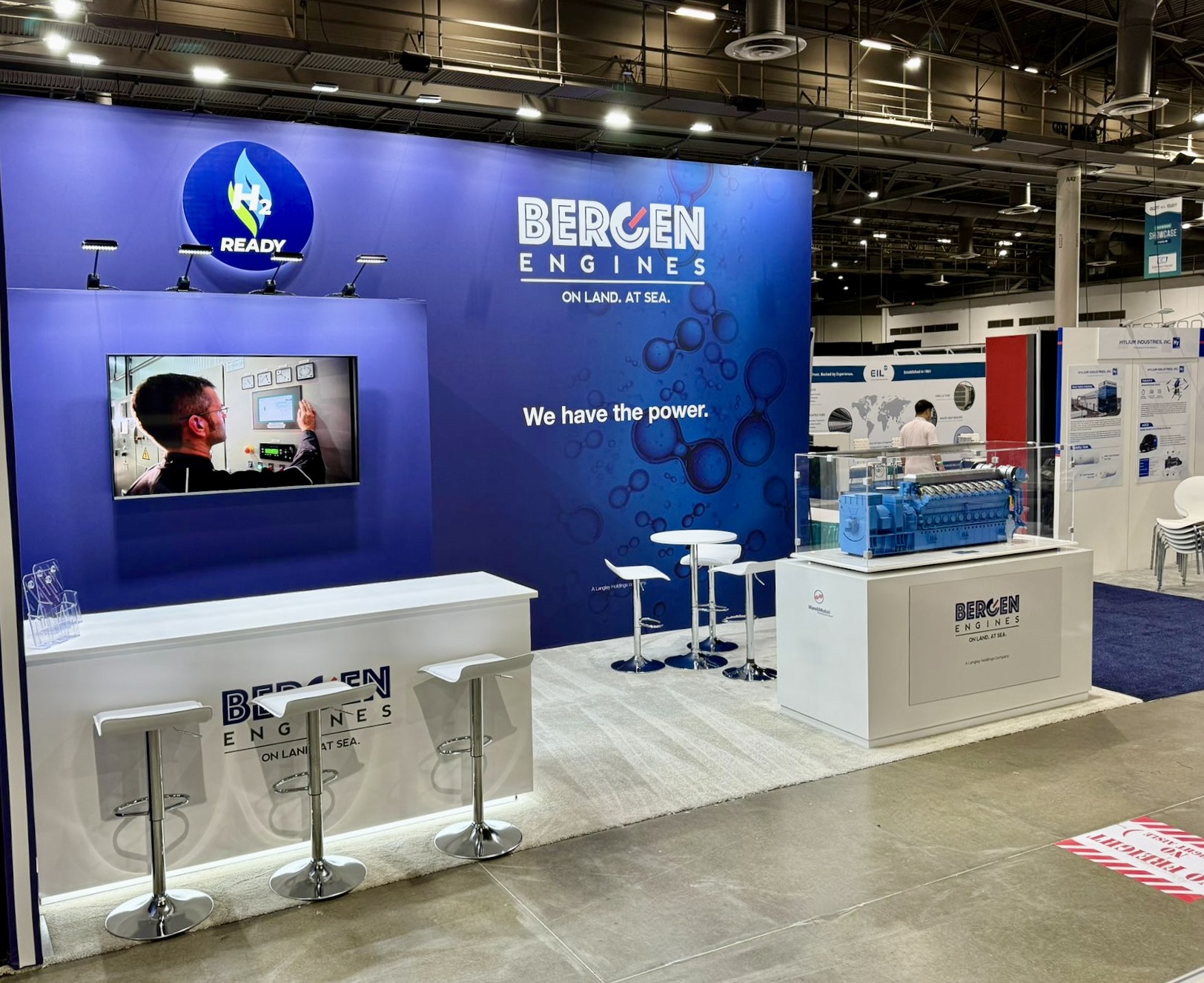Bergen Engines at Hydrogen Tech Expo - North America | News | Deutsch