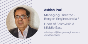 Ashish Puri, Managing Director - Bergen Engines India