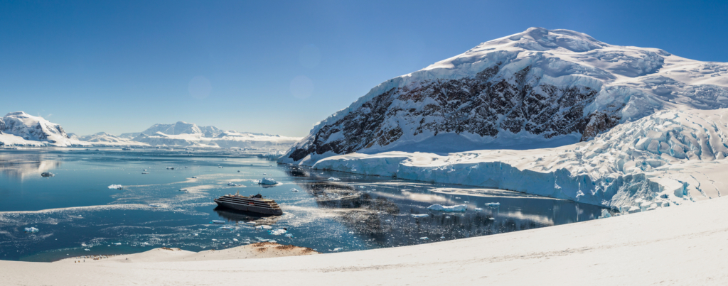 Image of Mystic Cruises in snowy landscape